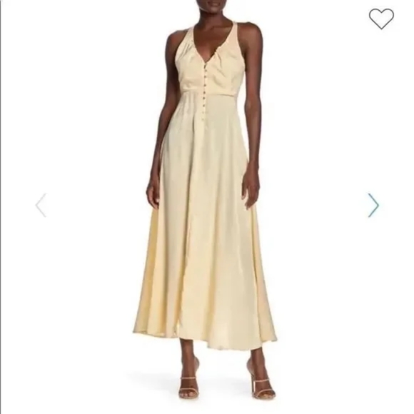 Free People Dresses & Skirts - NWT Free People Olivia Satin Dress, Size L